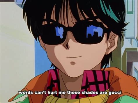 gucci glasses yu yu hakusho|I made Yusuke's words can't hurt me these shades are Gucci in .